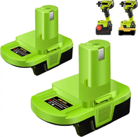 Adaptateur de batterie avec port USB pour les outils électriques Dewalts pour convertir les batteries au lithium Milwauke en batterie Ryobi 18V DM18RL
