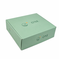Boîte d'expédition avion en carton ondulé auto-érectible imprimée couleur double face personnalisée, vente en gros, carton postal recyclable