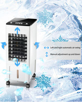 Ventilateur d'extérieur numérique sans pales tendance - Utilisation sur table en plastique