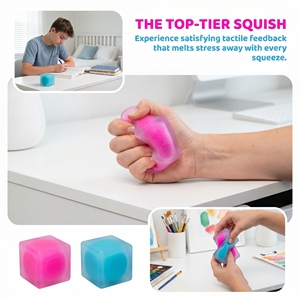 Petites boîtes mystères de jouets anti-stress en EVA, nouveaux modèles mignons en forme de boulettes avec visage souriant, pour enfants de 5 à 7 ans - Product Image 6