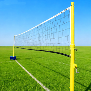 Sản xuất có thể điều chỉnh chiều cao 1.55m-2.43m di chuyển đa chức năng cầu lông bóng chuyền quần vợt cực <span class=keywords><strong>Net</strong></span> đứng - Product Image 5