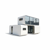 Offre Spéciale : Maison Capsule 20 pieds, insonorisée et isolée thermiquement, pour hébergement extérieur, robuste, écologique, conception personnalisée, bureau, salle de sport