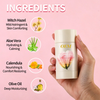 Baume hydratant et apaisant pour les soins intimes féminins, pour une peau soyeuse et lisse, soin corporel féminin, OEM, marque privée, vente en gros