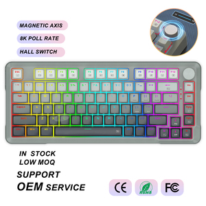 Magnetic Axis Wired 8k Poll Rate Gaming <b>Keyboard</b> Hot-swappable Hall Switch Mechanical Switches <b>Keyboards</b> Hz-82 - Product Image 1