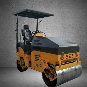 Rodillo Vibratorio de 3 Toneladas, de un Solo Tambor, Accionamiento Hidráulico, Motor de Alta Potencia para la Compactación de Carreteras Asfaltadas - Product Image 3
