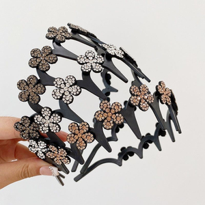 Diadema de Mariposa y Flores Exquisita y de Diseño de Nicho Popular, Diademas de Lujo Ligero para Mujer, Joyería al por Mayor de Moda - Product Image 1