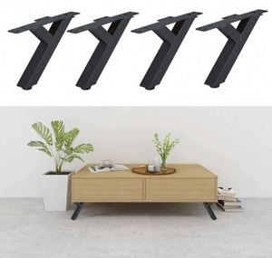 Iron Modern Furniture <b>Legs</b> Round <b>Adjustable</b> Feet for Dining <b>Table</b> Sofa TV Cabinet Hotel Use - Product Image 1