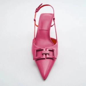 Babouches Femme <span class=keywords><strong>2022</strong></span> Été Nouvelle Collection Tendance Mules à Talons Hauts pour Femme - Product Image 3