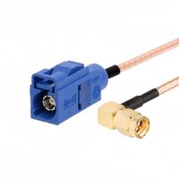 Câble coaxial RF Fakra C mâle vers SMA mâle RG316 pour routeur de navigation GPS, adaptateur d'antenne de modem automobile