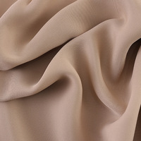 Vente en gros d'usine, 164 couleurs, tissu satin twill Dubai Nida, 100% polyester, respirant, antistatique, vêtements pour femmes et filles, abaya