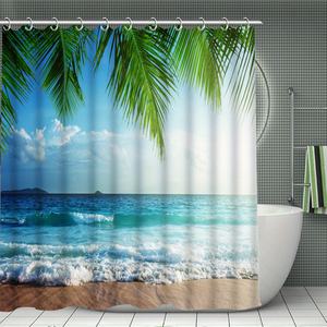 4 pièces <span class=keywords><strong>bord</strong></span> <span class=keywords><strong>de</strong></span> <span class=keywords><strong>mer</strong></span> paysage <span class=keywords><strong>rideau</strong></span> <span class=keywords><strong>de</strong></span> douche cadeau moderne maison salle <span class=keywords><strong>de</strong></span> bain décoration <span class=keywords><strong>rideau</strong></span> et toilette tapis <span class=keywords><strong>de</strong></span> sol 3 pièces ensemble - Product Image 3