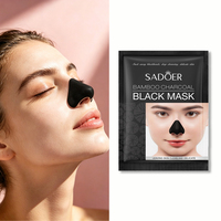 Masque nasal au charbon de bambou biologique, personnalisable en usine et disponible en gros, pour le nettoyage des pores et des points noirs et le soin de la zone T