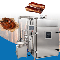 Prix d'usine Fumoir professionnel 250L grande capacité pour viande, saucisses et poulet