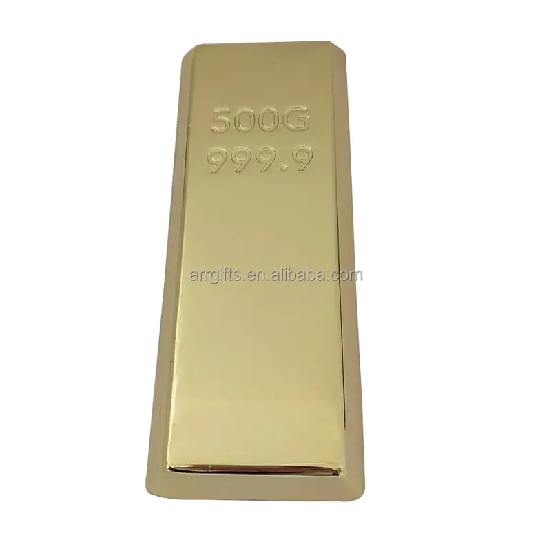 Di alta Qualità 500G 24 K Oro Clad Bar 999.9 Placcato Oro Bar Made In China