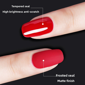 Esmalte de Uñas en Gel UV Estilo Francés, No Tóxico, Reforzador, Capa Superior Sin Limpieza, Capa Base Removible, Larga Duración, Ligero - Product Image 3