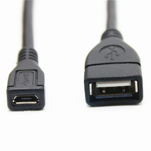 Adaptateur Micro USB vers USB Femelle, Câble de Données Micro Femelle pour Téléphone Mobile, Connecteur PVC - Product Image 1