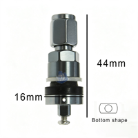 Kit de réparation de valves TPMS courtes TPMS412 pour capteurs de pression des pneus en métal