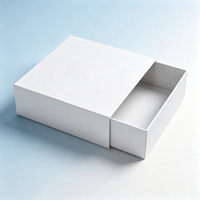 Boîte cadeau coulissante personnalisée de luxe, boîte en papier rigide pour l'emballage de produits cosmétiques et de soins de santé, coffret cadeau