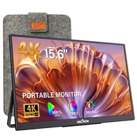 Monitor Externo Portátil 4K, Plug and Play, Sin Necesidad de Controladores, Amplia Compatibilidad con Sistemas Operativos Windows y Mac, para Todas las Laptops y Notebooks