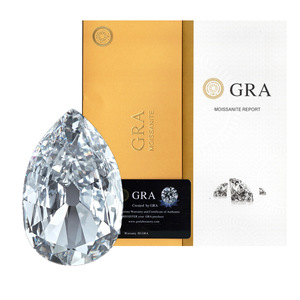 Moissanite Pear Cut D Color VVS Clarity Loose Stones For Jewelry Making - Product Image 1