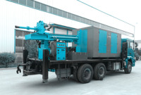Foreuse rotative d'occasion 200m 300m, alimentée au diesel, sur chenilles, diamètre de forage 600mm