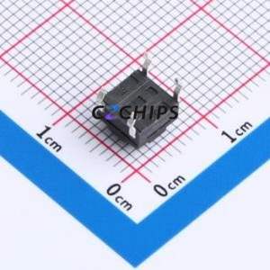 TC-1806DR-4.3H-250 Tactile Switch Through hole Component (THT),6x6mm Switch Through Hole 6mm 6mm 4.3mm - Product Image 2