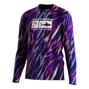 Camiseta de Pesca para Hombre, de Secado Rápido, Manga Larga, Antiolor, Cuello Redondo, Ajuste Atlético, Cómoda para Actividades al Aire Libre - Product Image 1