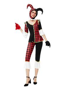 Disfraz de Payaso Sexy para Adultos, Estilo Circo, para Halloween, Carnaval, Actuaciones - Product Image 3