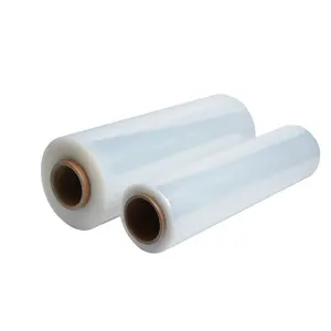 High Quality Raw Materials Strong Toughness Clear Polyethylene Winding Stretch Film For Packing Pallet To Help Secure Goods