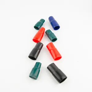 Silicone Cap Pvc Soft Sheath Rubber End Caps Cover Black Sleeve Seals Cable Wire 3mm 4mm 5mm 6mm 8mm 10mm 12MM Plastic Thread