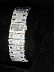 Orologio di Lusso con Diamante Moissanite di Alta Qualità Certificato D VVS Cinturino in Acciaio Inossidabile 20mm Resistente all'Acqua Cristallo Zaffiro ETA - Product Image 4