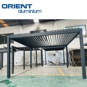 Pergola bioclimatique en aluminium Persienne murale Persienne bioclimatique Pergola extérieure en aluminium Toit pergola électrique en aluminium - Product Image 4