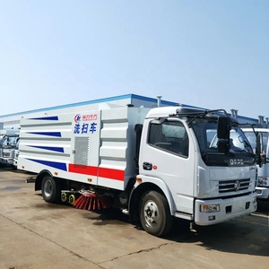 Camión barredor de calles con aspiración de 6000L, 4x2, LHD, para limpieza de carreteras, a la venta en China - Product Image 4