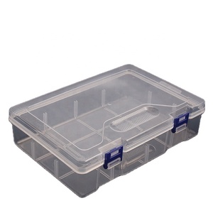 Multifunctional plastic transparent fishing accessories storage box bait box bait container fishing gear wholesale
