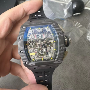 Bestselling Men's Luxury Goods 2026, 11-03NTPT Carbon Fiber Tonneau Mechanical <b>Watch</b>, Hollow Sports Automatic <b>Watch</b> with Sap - Product Image 2