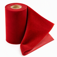 Film de transfert thermique Flock 50 cm de large, surface en velours doux, résistant à la lavage, multicolore, HTV pour impression sur t-shirts