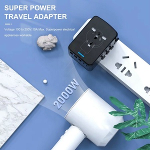 Adaptateur de voyage universel électrique 35W avec chargeurs multi-prises de type C / <span class=keywords><strong>USB</strong></span>-A adaptateurs de voyage <span class=keywords><strong>chargeur</strong></span> de téléphone US/EU/UK/AU - Product Image 6