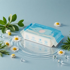 High Quality Private Label <b>Biodegradable</b> Flushable <b>Wipes</b> Organic Natural Cleaning Toilet Flushable Wet <b>Wipes</b> - Product Image 3