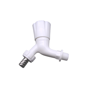 New Design Bathroom Single Lever Basin Water Saving Garden Plastic 1/2" Faucet with Diamond-Shape Handle - Product Image 1