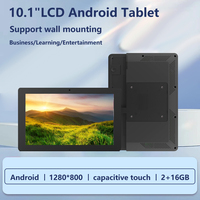 Tableta de 10.1 Pulgadas con Soporte de Pared, Android 13, Sistema de Reserva de Salas de Reuniones, Pantalla Táctil, con Wifi, Puerto Ethernet RJ45