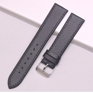 Correa de Reloj de Piel de Becerro Genuina con Patrón de Lichi de Moda Lionorm, Ultrafina y Suave para Hombre, con Hebilla de Metal, Accesorios para Relojes - Product Image 6