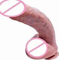 25cm XL Realistischer Dildo mit Venen, Hoden & Starkem Saugnapf, Weiches Silikon G-Punkt Anal Dickes Intimspielzeug für Frauen & Männer