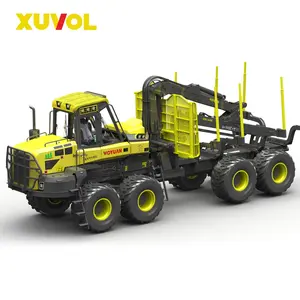 XUVOL XVY-18D New Hot Selling Forestry Transporter Forwarder with Telescopic Boom Rotatory Grapple Industries Dealer Price