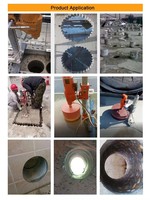 EKIIV - Taladro de Diamante de 12 Pulgadas (305 mm) de Alta Resistencia, Herramientas Eléctricas y Herramientas para Concreto