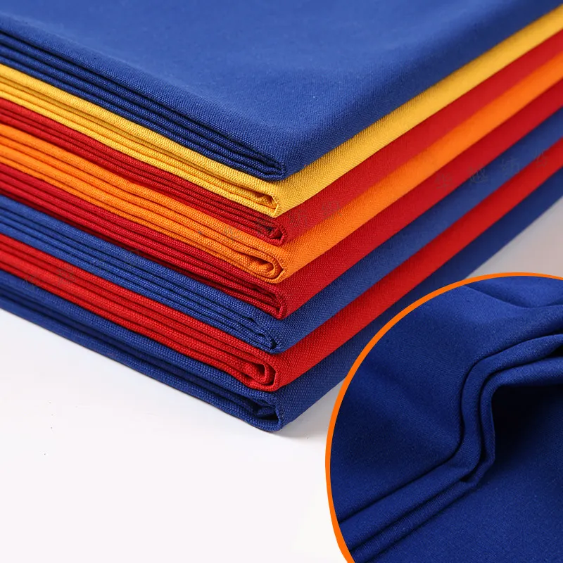 Hot sale wholesale polyester/cotton fabric plain dyed polyester cotton 65/35 TC twill woven fabric for work cloth