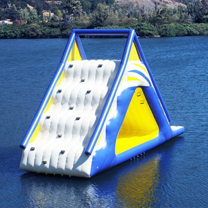 <span class=keywords><strong>Torre</strong></span> de Natación Inflable, Parque Acuático Flotante Comercial con Pared de Escalada - Product Image 4