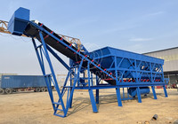 Centrale à béton mobile YHZG60, 60m3/h, station de malaxage portable sans mélangeur pour la construction de routes et autoroutes