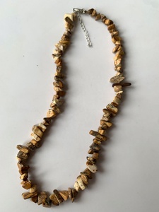Colliers de perles en acier inoxydable à la mode avec cristaux naturels, bijoux colorés pour femmes, vente en gros - Product Image 4
