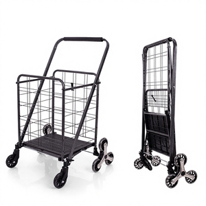 Carrito de Compras Plegable Portátil, Carrito de Mano, Carrito para Pesca, Camping, Herramientas de Tienda, OEM Personalizable, Marco de Hierro - Product Image 1