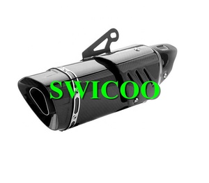 คาร์บอนไฟเบอร์ที่มีคุณภาพสูง51มิลลิเมตร450มิลลิเมตรผ้าพันคอสำหรับ250cc 350cc รถจักรยานยนต์ - Product Image 3
